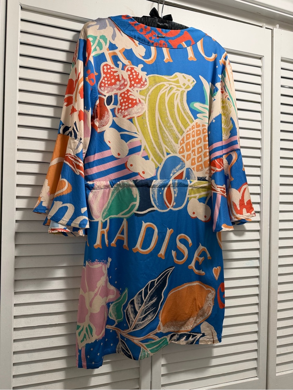 Maaji Vibrant Blue Tropical Print Mini Dress - Picture 7 of 13